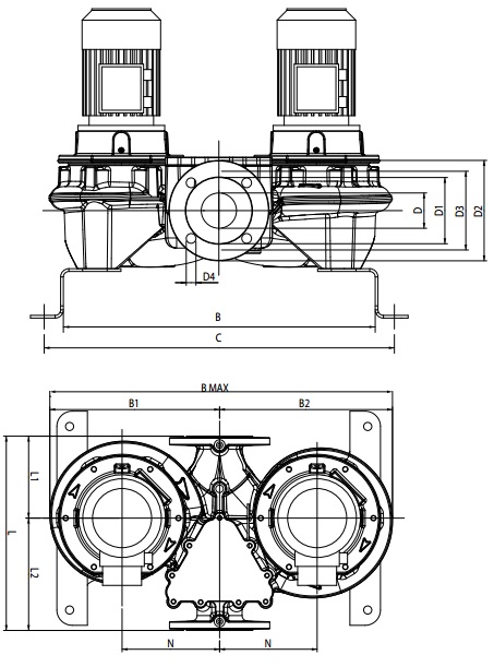 Габаритные размеры