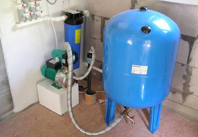 Гидроаккумулятор в системе водоснабжения дома