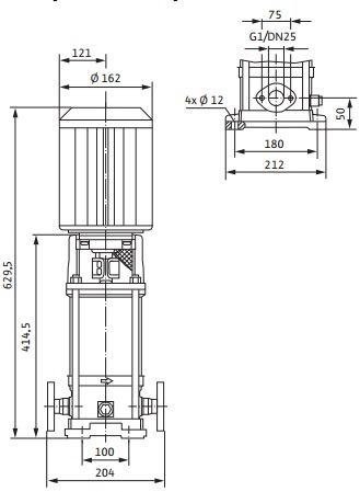 Габаритные размеры