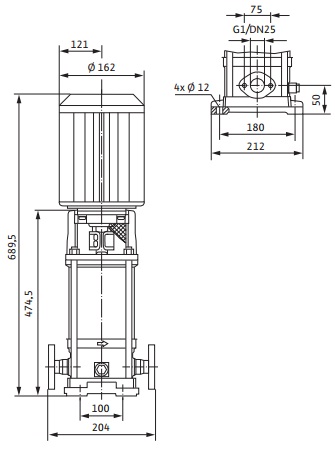 Габаритные размеры