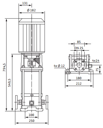 Габаритные размеры