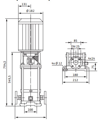Габаритные размеры