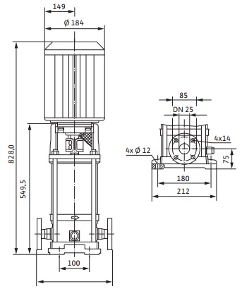 Габаритные размеры