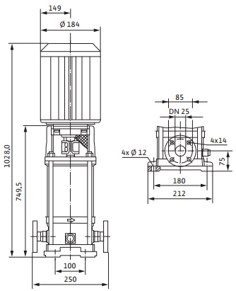 Габаритные размеры