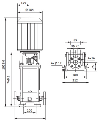 Габаритные размеры