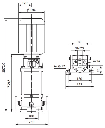 Габаритные размеры