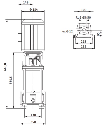 Габаритные размеры