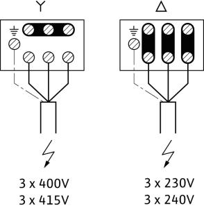 Тип электро подключения насоса Wilo MVI